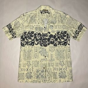 Vintage Hawaiian Graphic Button Up